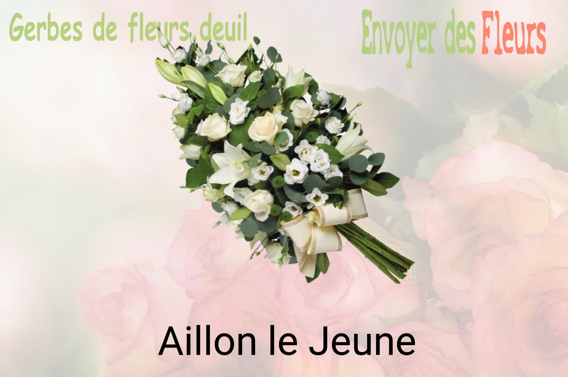 Gerbe de fleurs de deuil livrée à Aillon-le-Jeune
